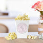 Custom Popcorn Box Wedding Favor DUSTY BLUE INITIALS | Personalized Popcorn Favor | Unique Wedding Shower Favor | Popcorn Favor | Baby Shower Favor | Minimalist