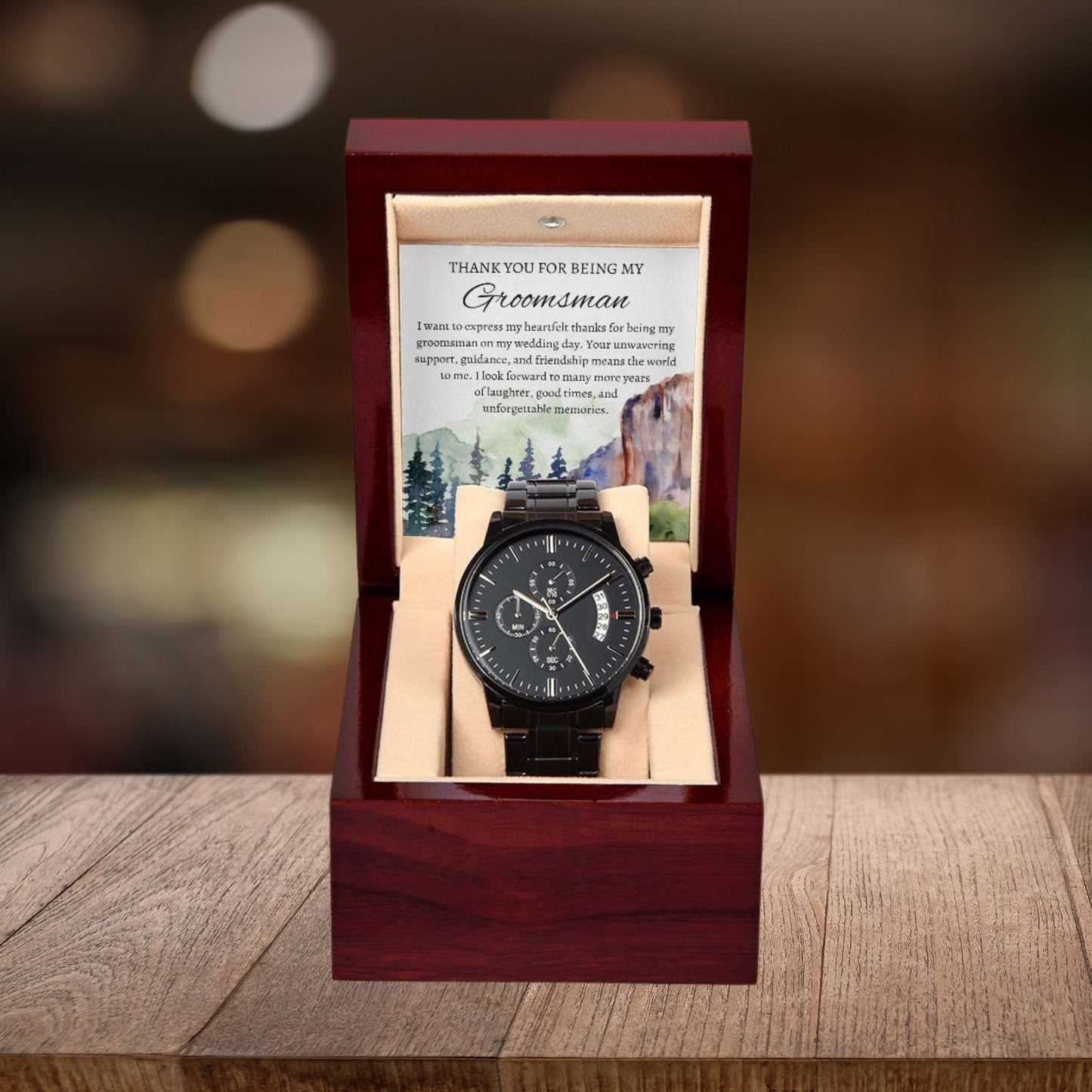 Wedding Party Gift | Best Man Gift Watch | Groomsman Gift Groomsmen Gift | Thank You Gift Bridal Party | Jewelry