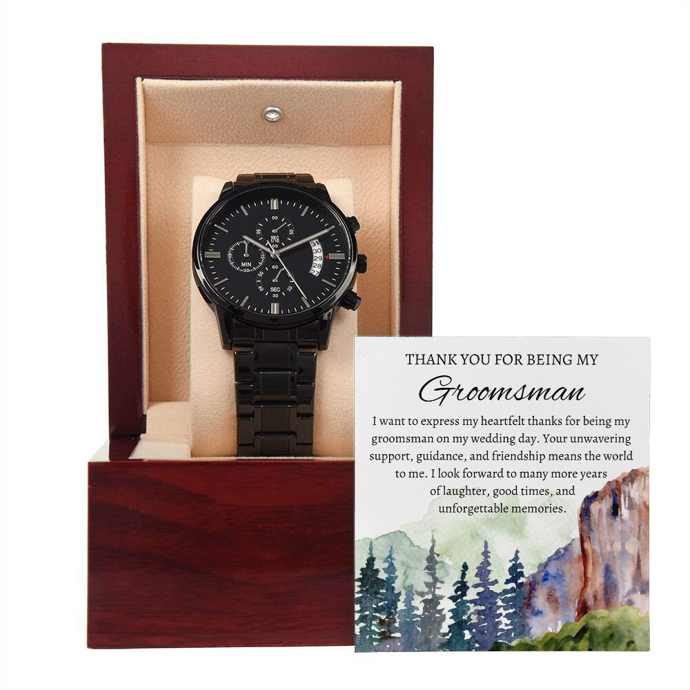 Wedding Party Gift | Best Man Gift Watch | Groomsman Gift Groomsmen Gift | Thank You Gift Bridal Party | Jewelry